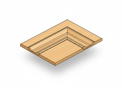 پروفیل ابزار درب ام دی اف NK35-2S